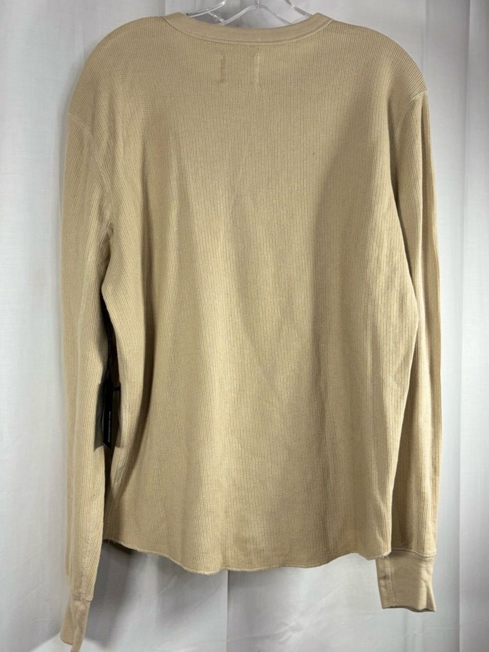 NWT BUCK MASON Men’s Vintage Thermal Surplus Tee - in Sand Dune Size M - Picture 8 of 9